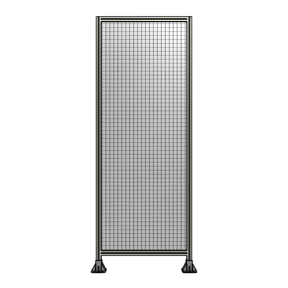A3-2400-0900-0150-ZYMFA SINGLE PANEL-LEG ON  BOTH SIDES  2400MM X 900MM  1" MESH, FULLY ASSEMBLED