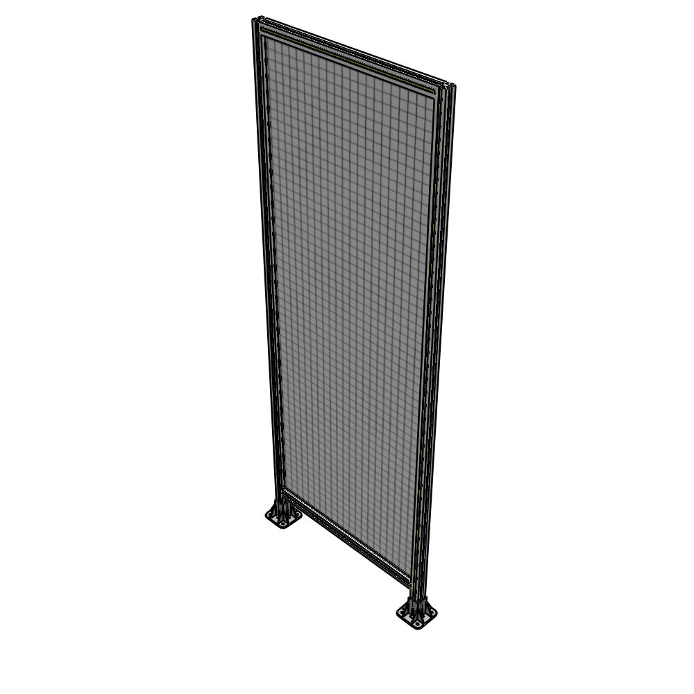 A3-2400-0900-0150-ZYMFK SINGLE PANEL-LEG ON  BOTH SIDES  2400MM X 900MM  1" MESH, AS A KIT