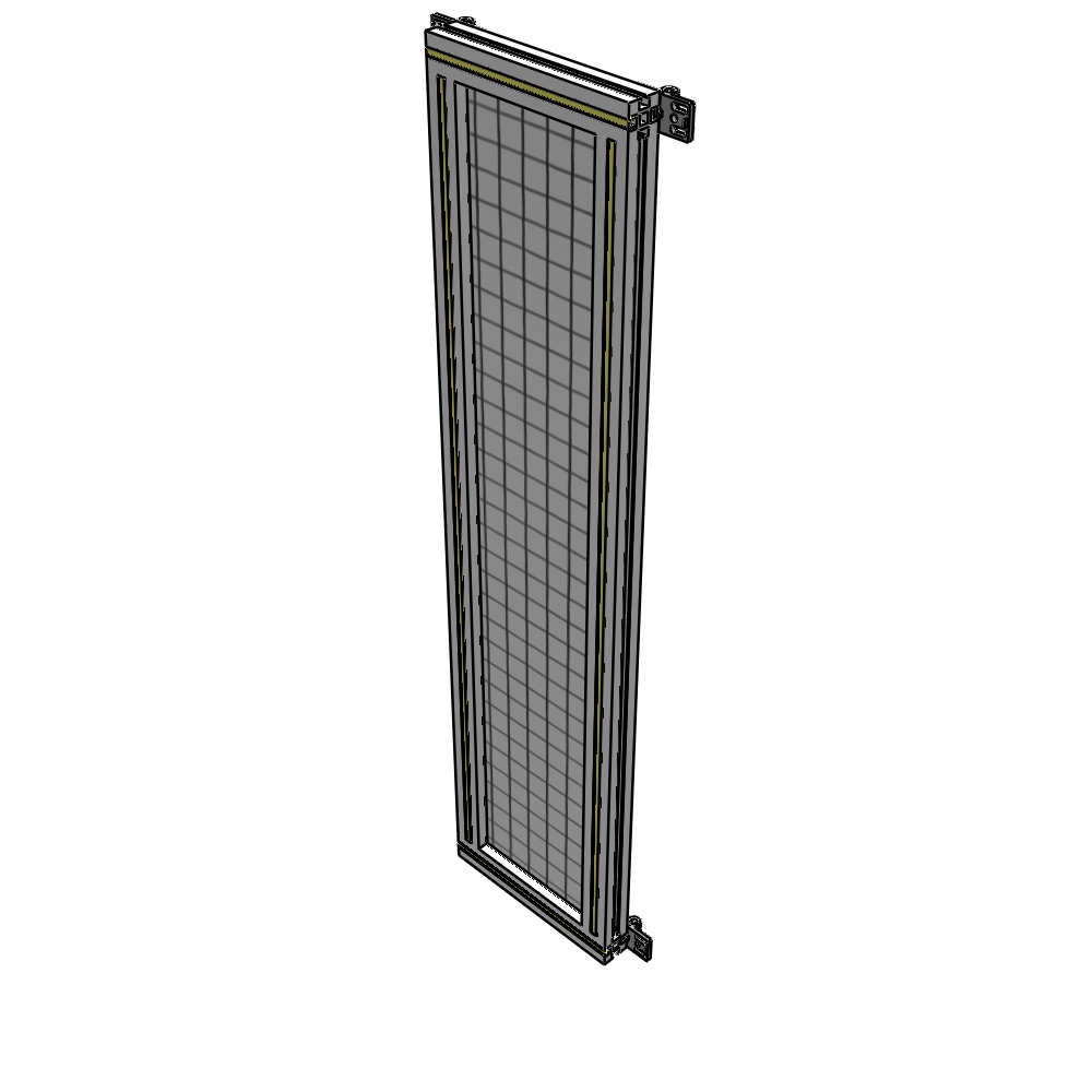A4-1400-0300-0150-HYMZK SINGLE PANEL-NO LEGS WITH HINGES 1400MM X 300MM  1" MESH, AS A KIT