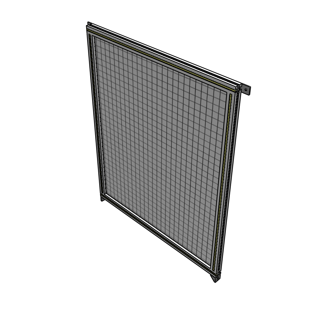 A4-1400-1050-0150-TYMZK SINGLE PANEL-NO LEGS WITH TIE PLATES AND ANGLE 1400MM X 1050MM  1" MESH, AS A KIT