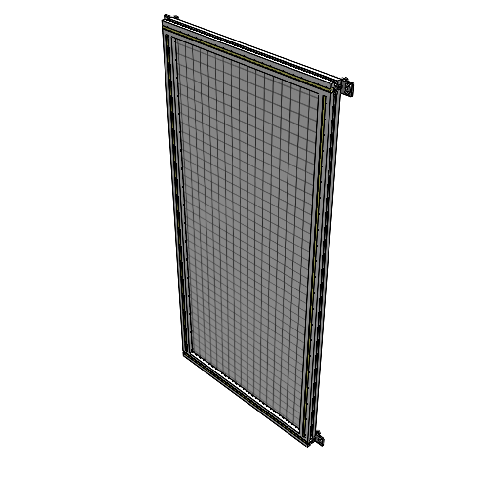 A4-1700-0750-0150-HYMZK SINGLE PANEL-NO LEGS WITH HINGES 1700MM X 750MM  1" MESH, AS A KIT