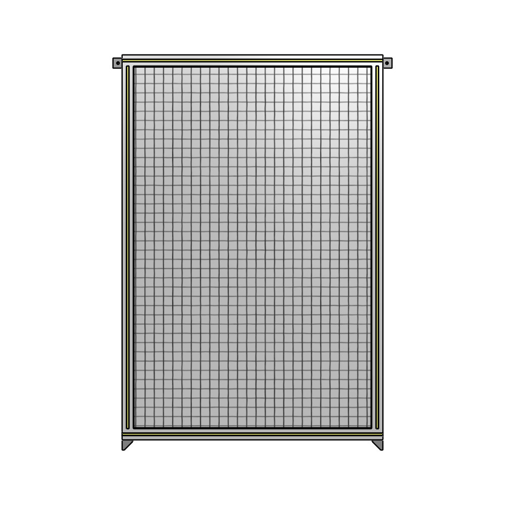 A4-1700-1050-0150-TYMZA SINGLE PANEL-NO LEGS WITH TIE PLATES AND ANGLE 1700MM X 1050MM  1" MESH, FULLY ASSEMBLED
