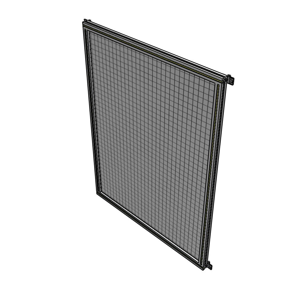 A4-1700-1200-0150-HYMZA SINGLE PANEL-NO LEGS WITH HINGES 1700MM X 1200MM  1" MESH, FULLY ASSEMBLED