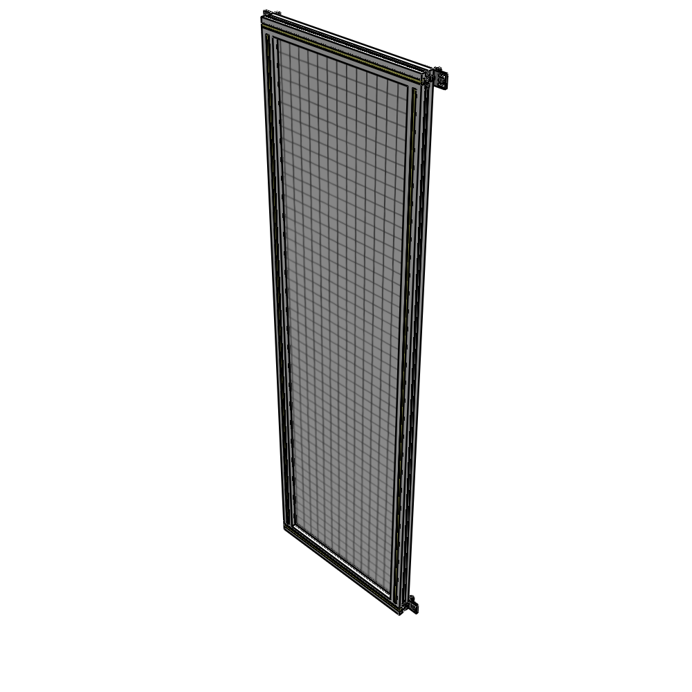 A4-2135-0600-0150-HYMZK SINGLE PANEL-NO LEGS WITH HINGES 2135MM X 600MM  1" MESH, AS A KIT