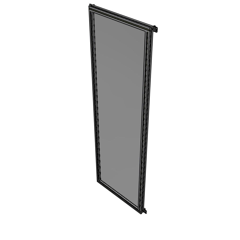 A4-2400-0750-0150-HYPZK SINGLE PANEL-NO LEGS WITH HINGES 2400MM X 750MM  1/4" POLYCARBONATE, AS A KIT