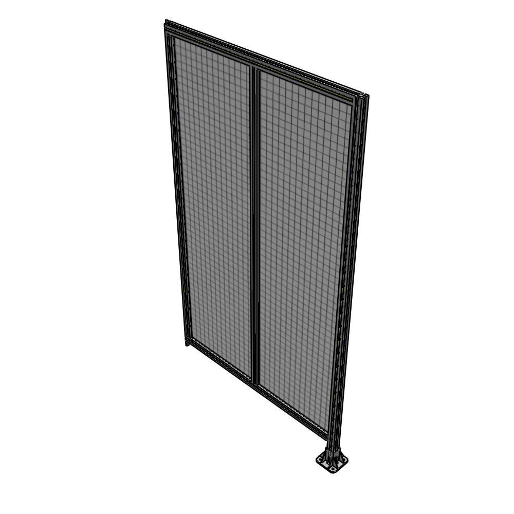 B2-2135-1200-0150-TYMFA DOUBLE PANEL-LEG ON RIGHT, TIE PLATE AND ANGLE ON LEFT 2135MM X 1200MM  1" MESH, AS A KIT