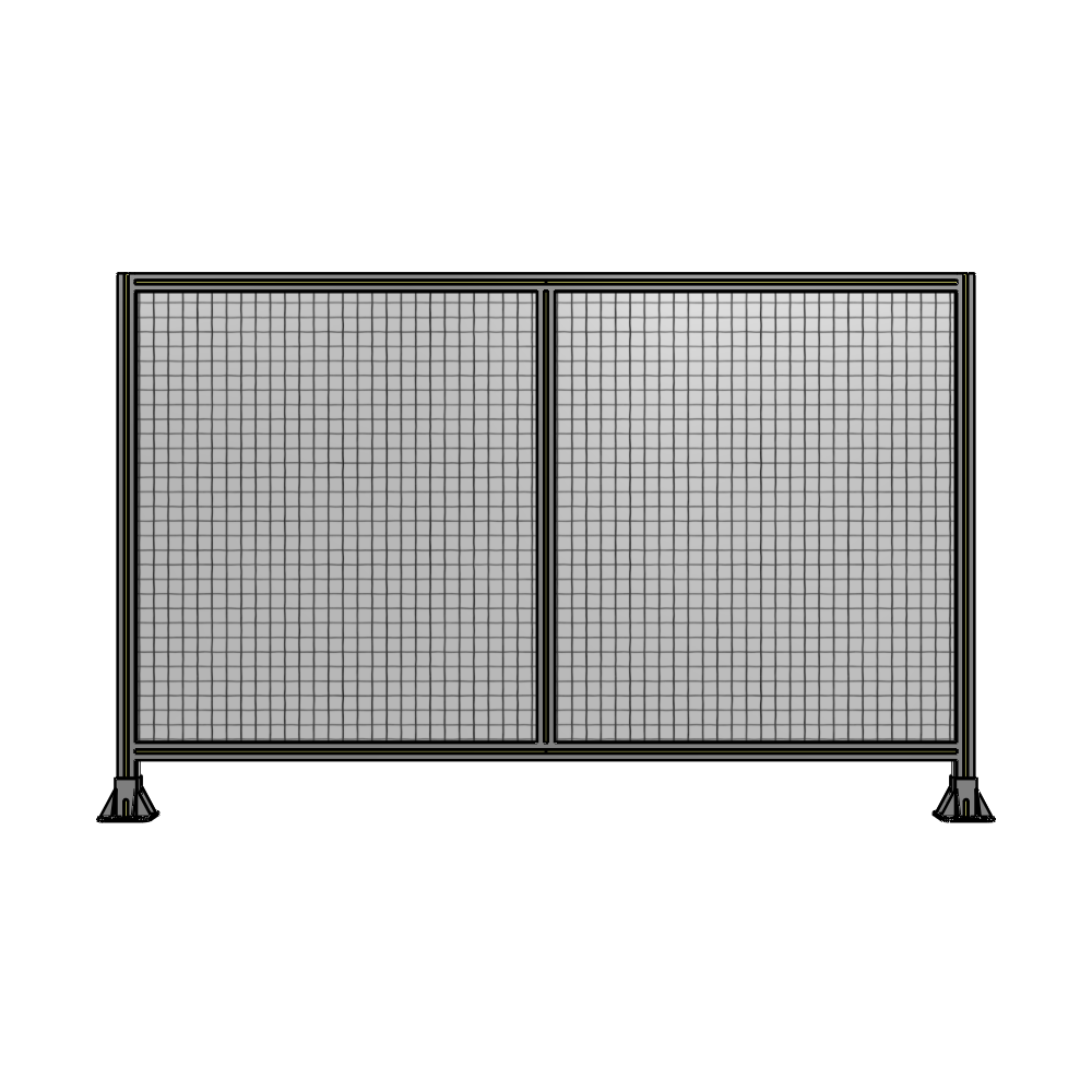 B3-1400-2200-0150-ZYMFK DOUBLE PANEL-LEG ON EACH SIDE 1400MM X 2200MM  1" MESH, AS A KIT