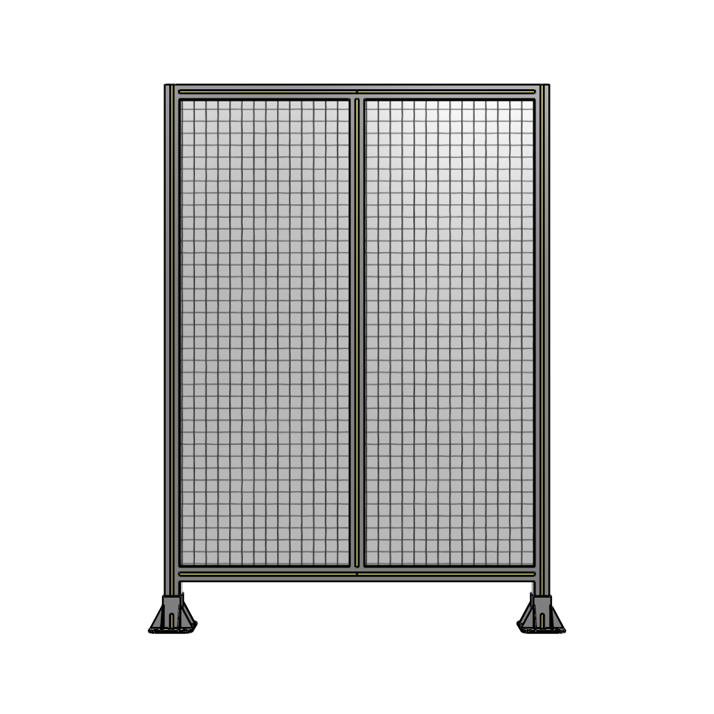 B3-1700-1200-0150-ZYMFA DOUBLE PANEL-LEG ON EACH SIDE  1700MM X 1200MM  1" MESH, FULLY ASSEMBLED