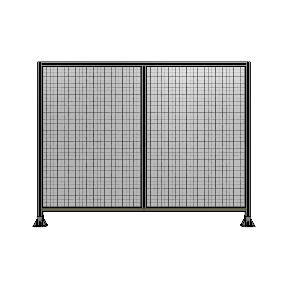 B3-1700-2200-0150-ZYMFK DOUBLE PANEL-LEG ON EACH SIDE 1700MM X 2200MM  1" MESH, FULLY ASSEMBLED