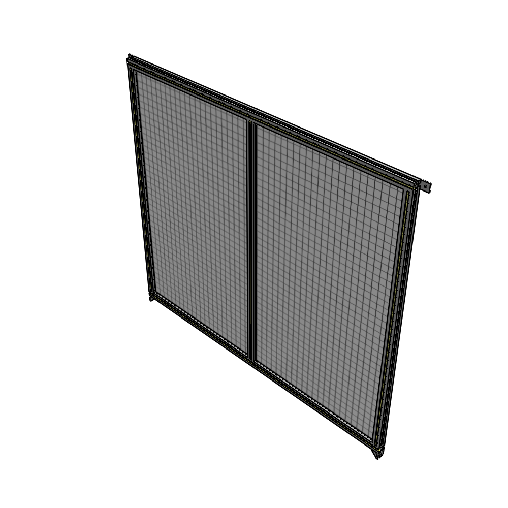 B4-1700-1800-0150-TYMZA DOUBLE PANEL-NO LEGS, TIE PLATE AND ANGLE CONNECTORS 1700MM X 1800MM  1" MESH, AS A KIT