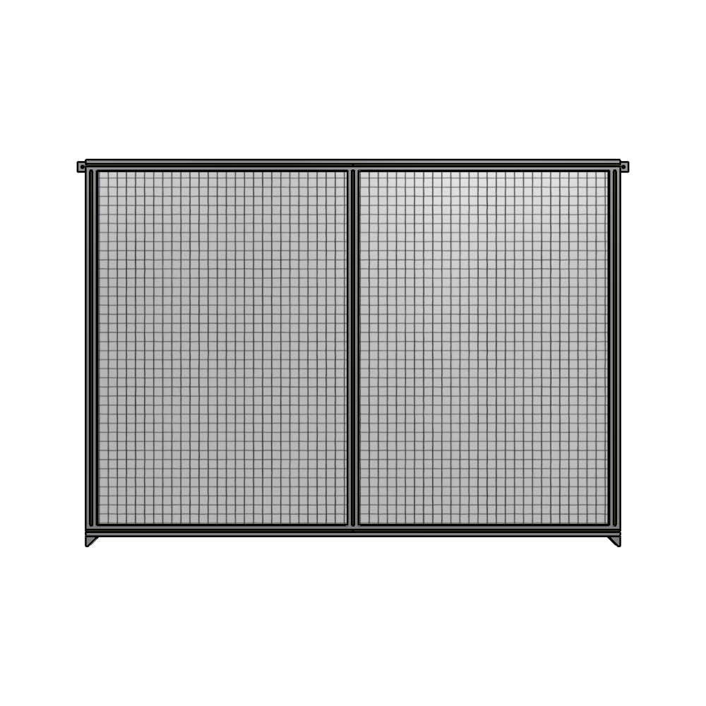 B4-1700-2200-0150-TYMZA DOUBLE PANEL-NO LEGS, TIE PLATE AND ANGLE CONNECTORS 1700MM X 2200MM  1" MESH, AS A KIT
