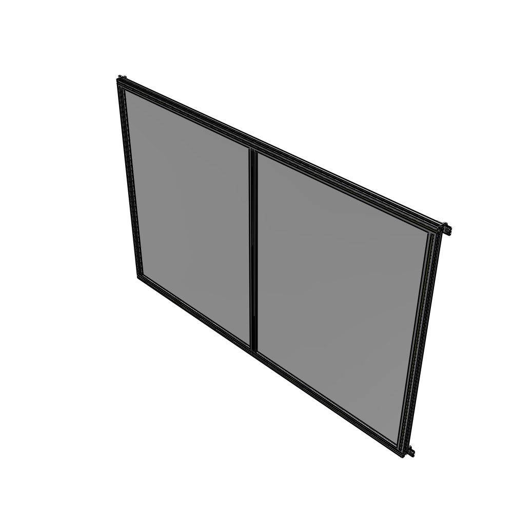 B4-1700-2400-0150-HYPZK DOUBLE PANEL-NO LEGS, HINGE CONNECTORS 1700MM X 2400MM  1/4" POLYCARBONATE, AS A KIT