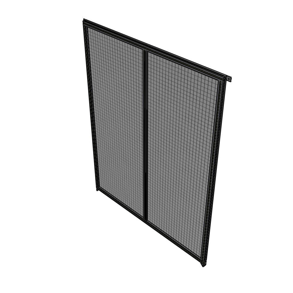B4-2400-1800-0150-TYMZK DOUBLE PANEL-NO LEGS, TIE PLATE AND ANGLE CONNECTORS 2400MM X 1800MM  1" MESH, AS A KIT