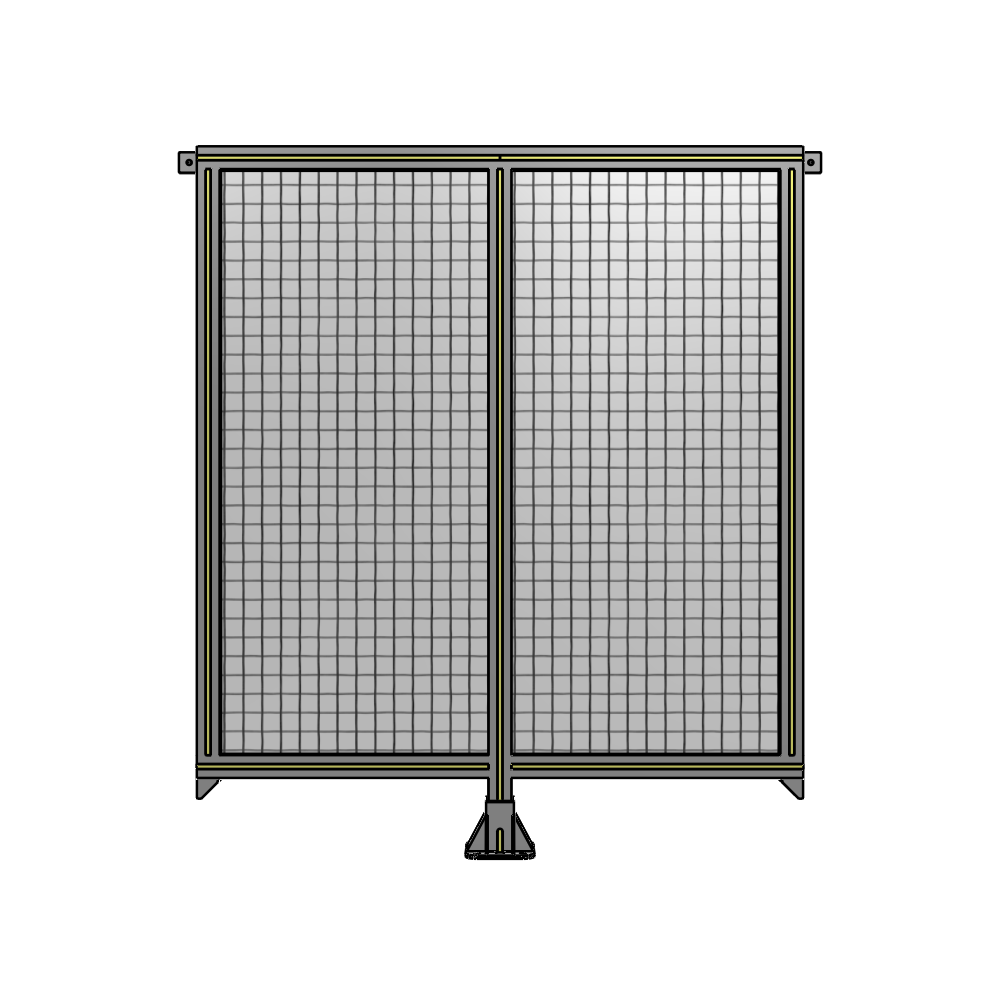 B7-1400-1200-0150-TYMFA DOUBLE PANEL-LEG IN CENTER AND TIE PLATE CONNECTORS 1400MM X 1200MM  1" MESH, AS A KIT