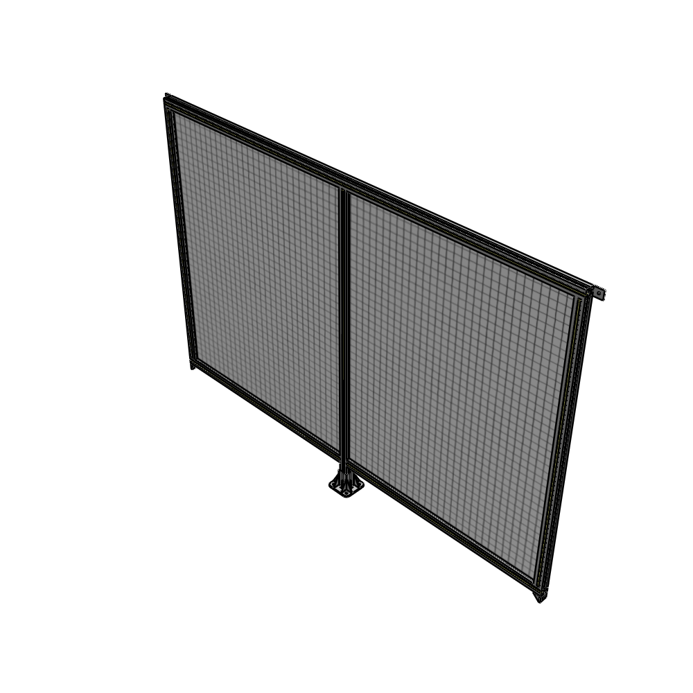 B7-1700-2400-0150-TYMFK DOUBLE PANEL-LEG IN CENTER AND TIE PLATE CONNECTORS 1700MM X 2400MM  1" MESH, AS A KIT