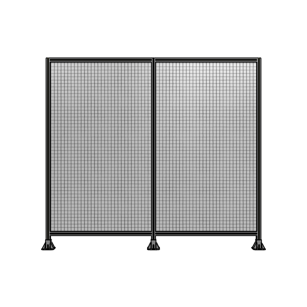 B8-2135-2400-0150-ZYMFK DOUBLE PANEL-3 LEGS 2135MM X 2400MM  1" MESH, AS A KIT