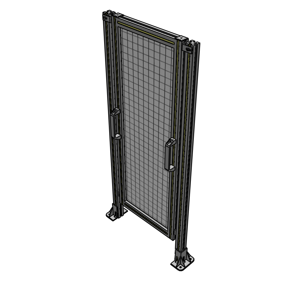 E3-1400-0600-0150-GYMTA SINGLE REMOVABLE PANEL WITH LEGS 1400MM X 600MM 1" MESH, FULLY ASSEMBLED