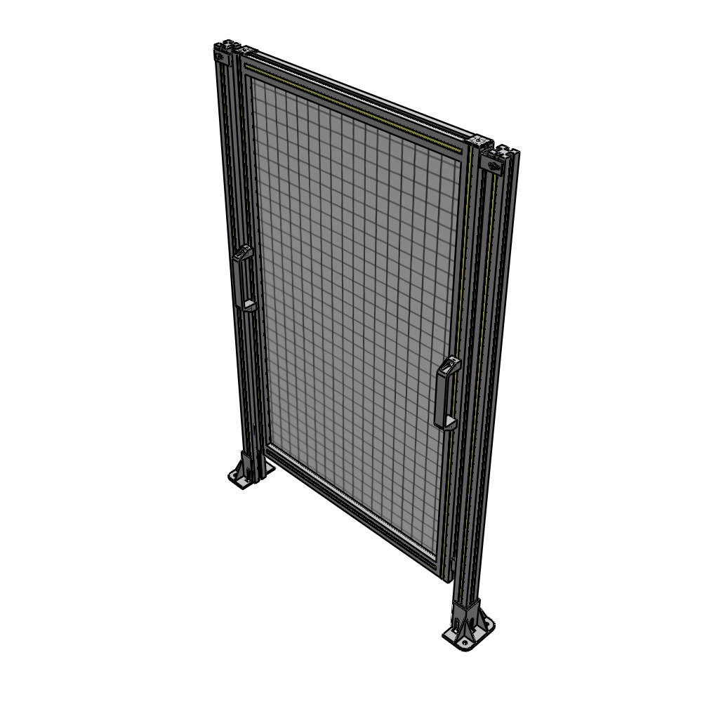 E3-1400-0900-0150-GYMTK SINGLE REMOVABLE PANEL WITH LEGS 1400MM X 900MM 1" MESH, AS A KIT