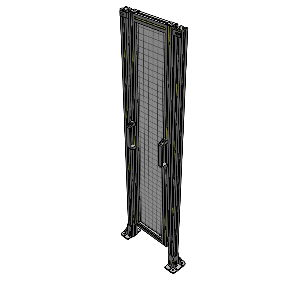 E3-1700-0450-0150-GYMTA SINGLE REMOVABLE PANEL WITH LEGS 1700MM X 450MM 1" MESH, FULLY ASSEMBLED
