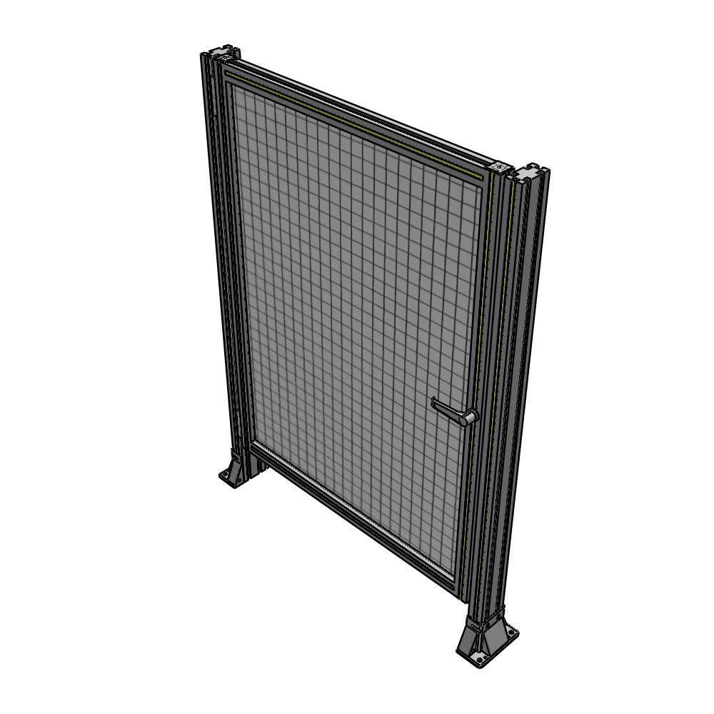 G5-1400-1020-0150-EYMTA DOOR-ROBUST FRAME, HANDLE/INTERNAL EGRESS ON RIGHT 1400MM X 1020MM 1" MESH, FULLY ASSEMBLED