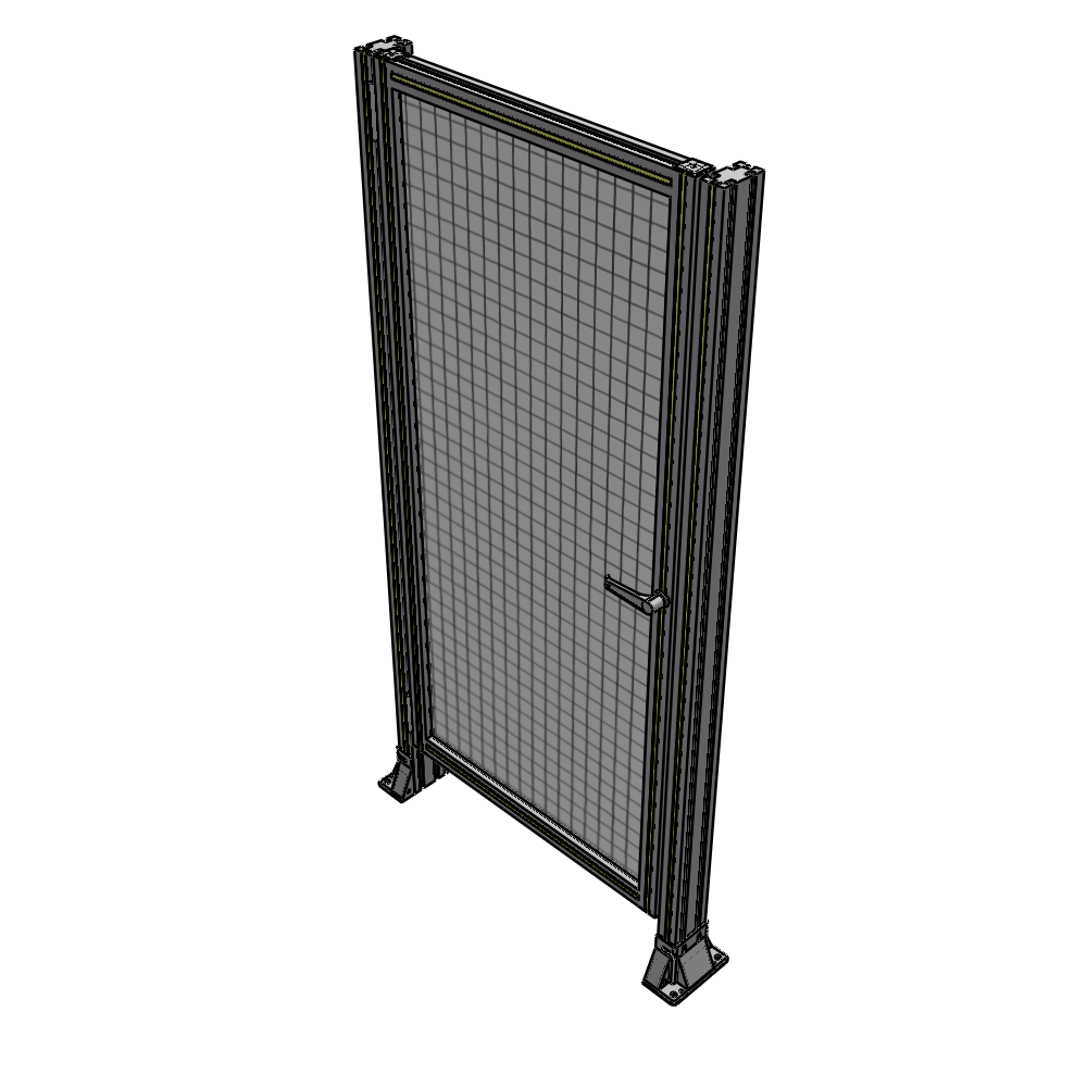G5-1700-0820-0150-EYMTK DOOR-ROBUST FRAME, HANDLE/INTERNAL EGRESS ON RIGHT 1700MM X 820MM 1" MESH, FULLY ASSEMBLED