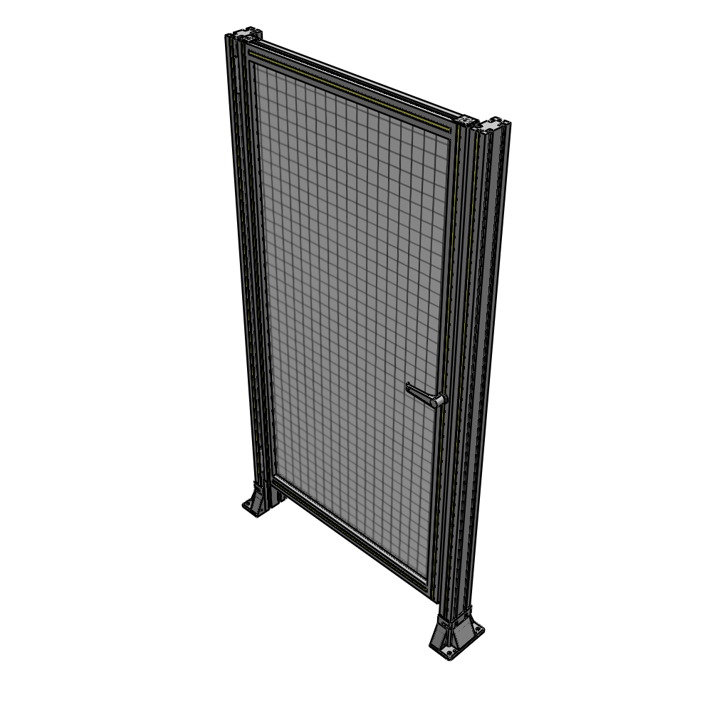 G5-1700-0900-0150-EYMTK DOOR-ROBUST FRAME, HANDLE/INTERNAL EGRESS ON RIGHT 1700MM X 900MM 1" MESH, FULLY ASSEMBLED