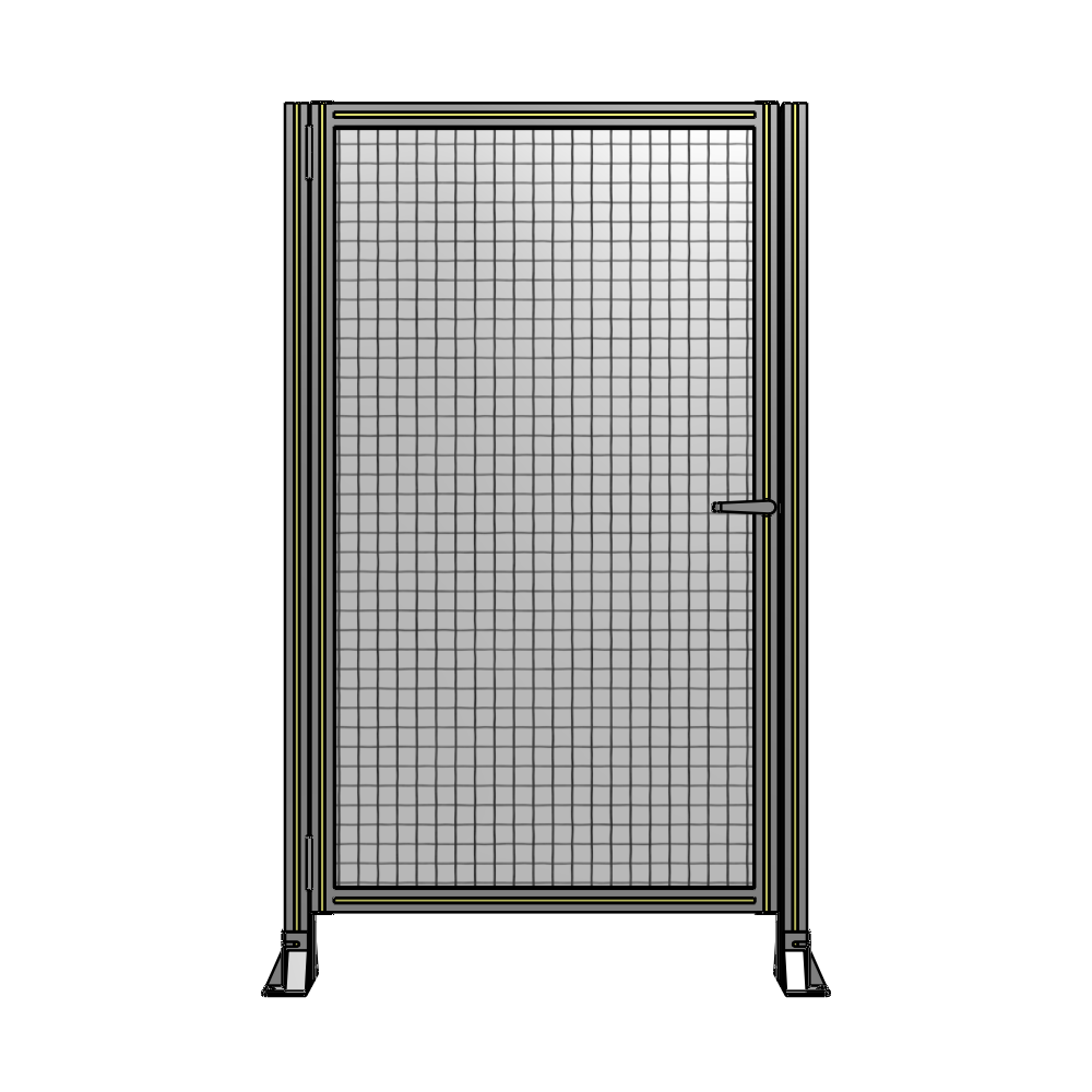 G5-1700-1000-0150-EYMTA DOOR-ROBUST FRAME, HANDLE/INTERNAL EGRESS ON RIGHT 1700MM X 1000MM 1" MESH, FULLY ASSEMBLED