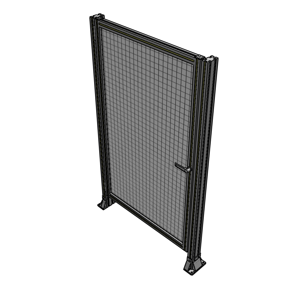 G5-1700-1020-0150-EYMTK DOOR-ROBUST FRAME, HANDLE/INTERNAL EGRESS ON RIGHT 1700MM X 1020MM 1" MESH, AS A KIT