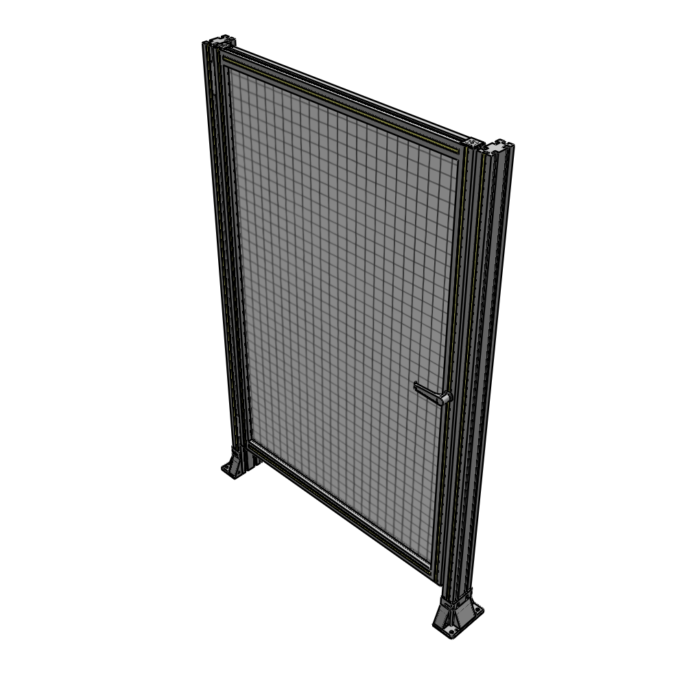 G5-1700-1100-0150-EYMTA DOOR-ROBUST FRAME, HANDLE/INTERNAL EGRESS ON RIGHT 1700MM X 1100MM 1" MESH, FULLY ASSEMBLED