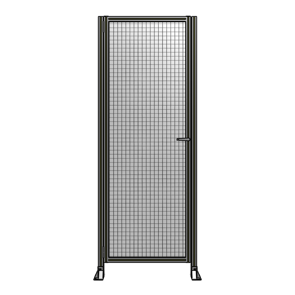 G5-2400-0900-0150-EYMTA DOOR-ROBUST FRAME, HANDLE/INTERNAL EGRESS ON RIGHT 2135MM X 900MM 1" MESH, FULLY ASSEMBLED