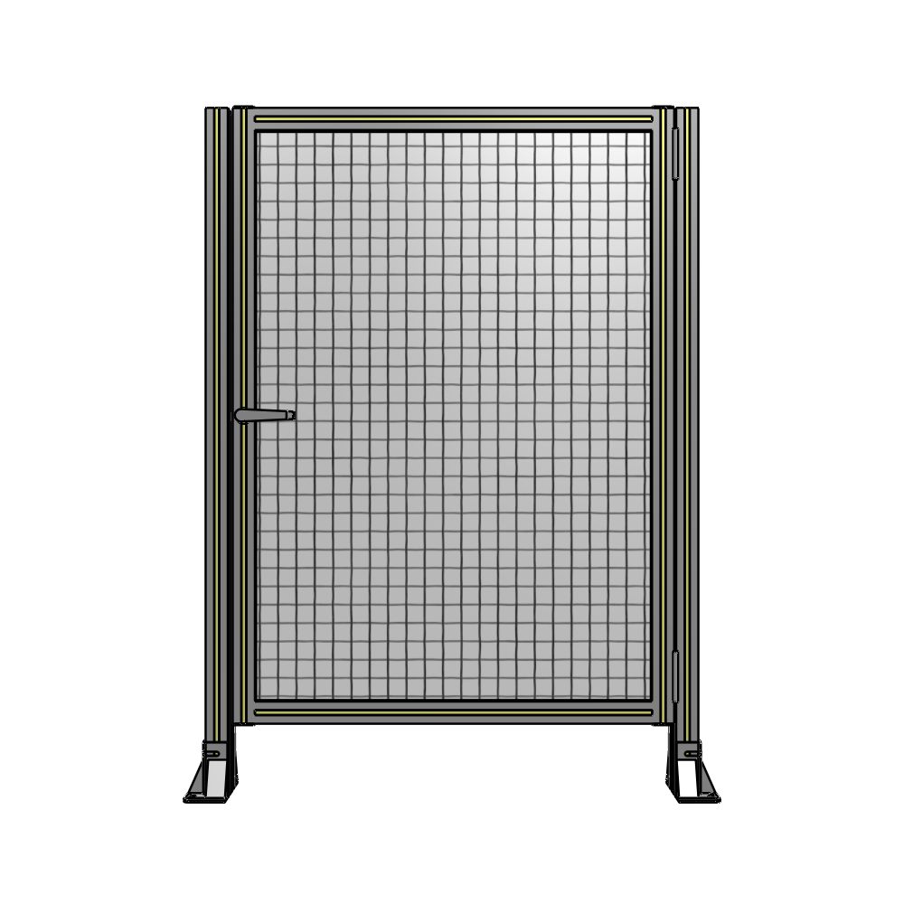 G6-1400-1000-0150-EYMTK DOOR-ROBUST FRAME, HANDLE/INTERNAL EGRESS ON LEFT 1400MM X 1000MM 1" MESH, AS A KIT