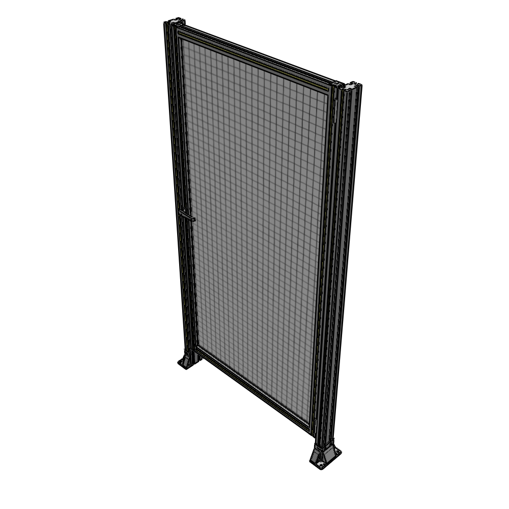 G6-2135-1100-0150-EYMTK DOOR-ROBUST FRAME, HANDLE/INTERNAL EGRESS ON LEFT 2135MM X 1100MM 1" MESH, AS A KIT