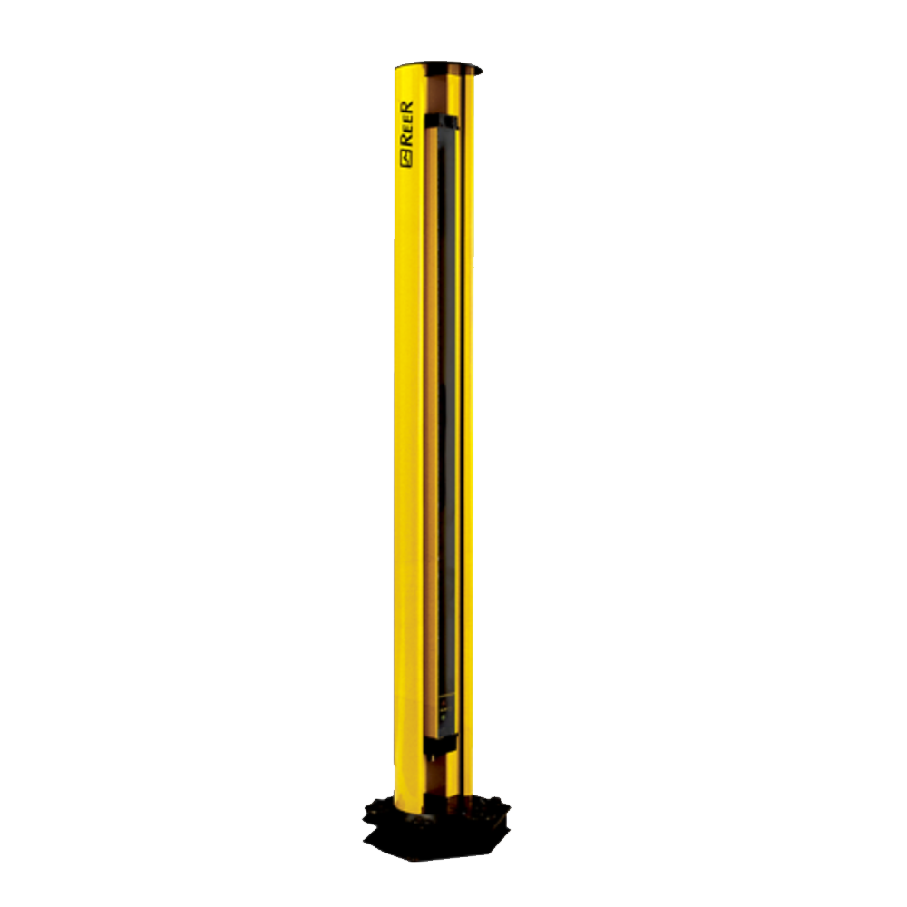 1200615 REER FLOOR MOUNTING COLUMN, ADMIRAL SAFETY LIGHT CURTAINS, 4 BEAMS, PG11 CABLE GLAND(FMC-B4R)