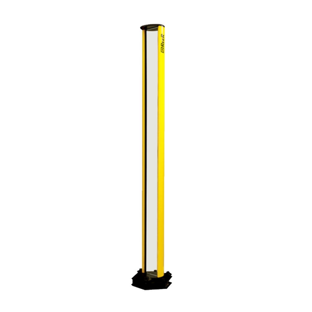 1200621 REER FLOOR MOUNTING COLUMN, DEFLECTING MIRROR, LIGHT CURTAINS, 3 BEAMS, HEIGHT 145MM(FMC-S3)
