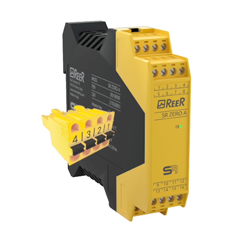 1330801 REER SAFETY INTERFACE FOR INTEGRATED EDM, WITH NC CONTACT, SCREW TERMINAL BLOCKS(SR ZERO)