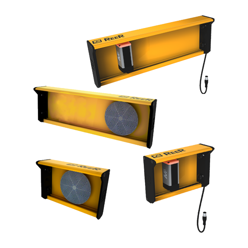 1390828 REER MUTING BRACKETS, 2 MTRX H SENSORS, T-LOGIC, CROSSED BEAMS, XL RANGE, L: 910MM(MZ T2X TRX H)