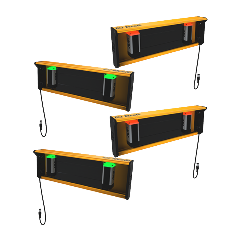 1390810 REER MUTING BRACKETS, 4 M5 SENSORS, T-LOGIC, PARALLEL BEAMS, LENGTH: 910MM(MZ T4P)