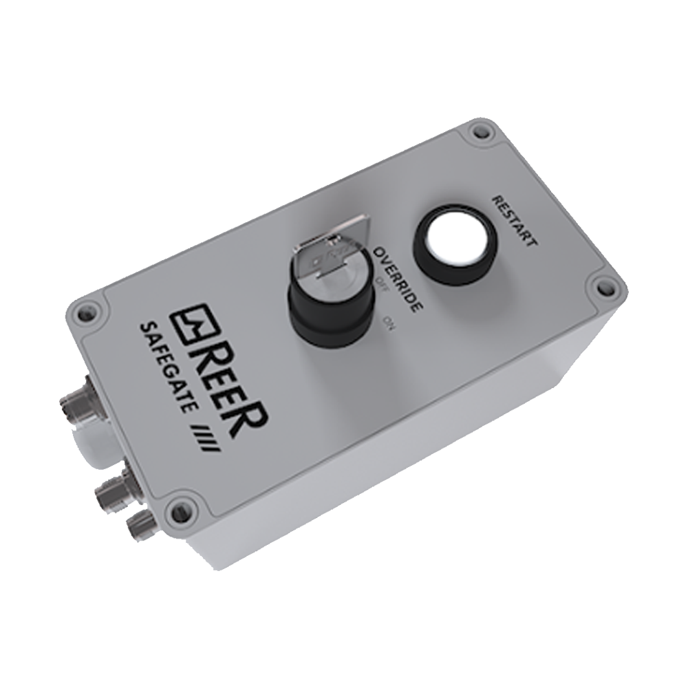 1390955 REER CONNECTION BOX FOR SAFEGATE, OVERRIDE, 4 NA + 1 NC CONTACTS, LENGTH: 235MM(M SG BOX PLUS)