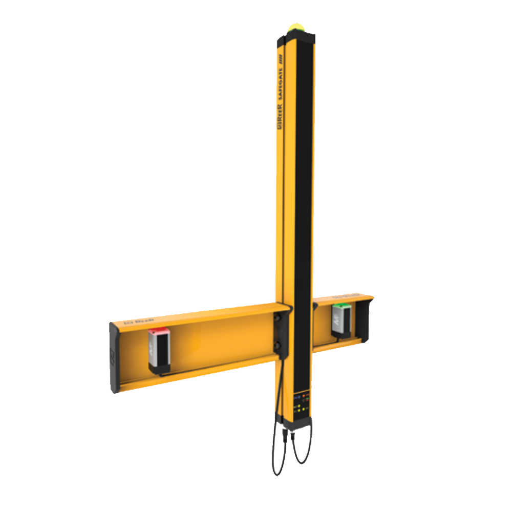 1390343 REER HAND, A/M RESET, MUTING, MUTING LAMP, EDM, 40MM RES, CAT4, CONTROL HEIGHT: 600MM(SMO 604)