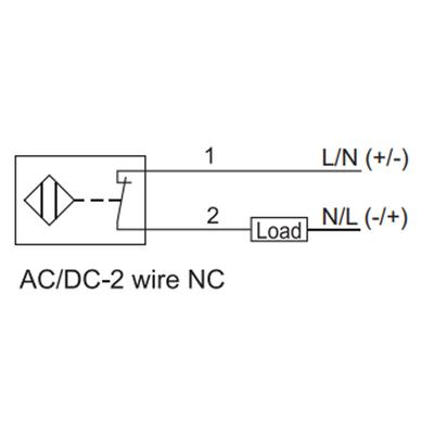 FI2-G08-CP6L-Q8 ELCO THREADED CYLINDRICAL INDUCTIVE SENSOR M08, SWITCHING DISTANCE 2 MM, FLUSH, IP68, -30 TO 85 DEG C, PNP NC, M8 CONNECTOR