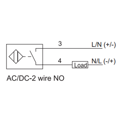 NI6-G12-OD6L ELCO THREADED CYLINDRICAL INDUCTIVE SENSOR M12, SWITCHING DISTANCE 6 MM, NON-FLUSH, IP68, -30 TO 85 DEG C, 2-WIRE DC, CABLE 2 M