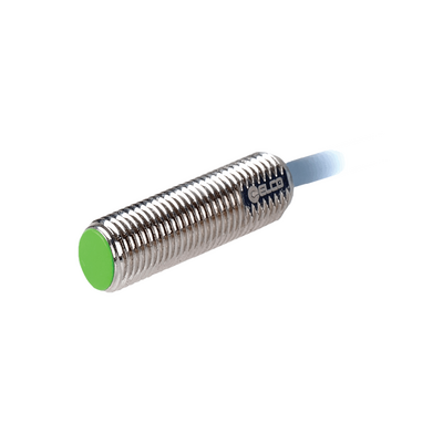 FI2-G08-CN6L ELCO THREADED CYLINDRICAL INDUCTIVE SENSOR M08, SWITCHING DISTANCE 2 MM, FLUSH, IP68, -30 TO 85 DEG C, NPN NC, CABLE 2 M