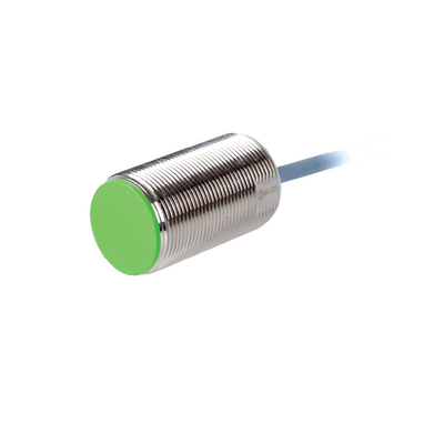 FI15-G30-OA41L ELCO THREADED CYLINDRICAL INDUCTIVE SENSOR M30, SWITCHING DISTANCE 15 MM, FLUSH, IP68, -30 TO 85 DEG C, 2-WIRE AC/DC, CABLE 2 M