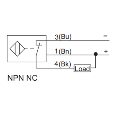 FI4-G12-ON6L ELCO THREADED CYLINDRICAL INDUCTIVE SENSOR M12, SWITCHING DISTANCE 4 MM, FLUSH, IP68, -30 TO 85 DEG C, NPN NO, CABLE 2 M