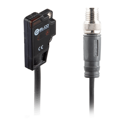 OS4-K30LP6-0.3-Q8 ELCO PHOTOELECT SENSOR, OS4-SERIES, DIFF FIXED, RED BEAM, OR:1-30MM, PNP, LO, 10TO30VDC, -10TO55 DEG C, SW FRQ:800HZ, 0.3 M CABLE+M8 4-PIN
