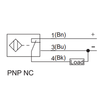 NI16-G18-ON6L ELCO THREADED CYLINDRICAL INDUCTIVE SENSOR M18, SWITCHING DISTANCE 16 MM, NON-FLUSH, IP68, -30 TO 85 DEG C, NPN NO, CABLE 2 M