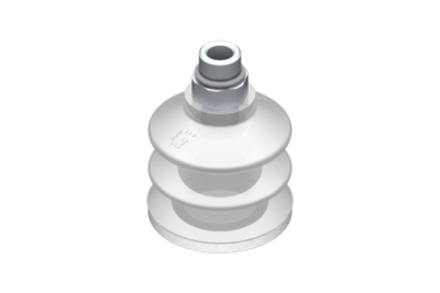 0221759 GIMATIC VACUUM CUP VG.LB33 SUCTION CUP, FDA-COMPLIANT SILICONE, 50 SHORE, G1/8? MALE, 0.47 IN. HEX WITH FDA-COMPLIANT SILICONE FOAM RING
