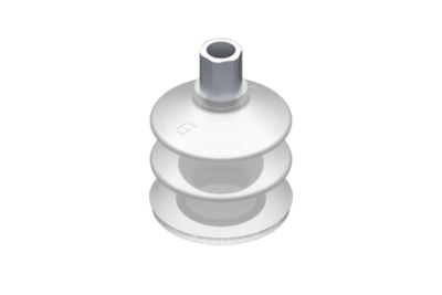 0221764 GIMATIC VACUUM CUP VG.LB42 SUCTION CUP, FDA-COMPLIANT SILICONE, 50 SHORE, G1/8? FEMALE, 0.47 IN. HEX WITH FDA-COMPLIANT SILICONE FOAM RING