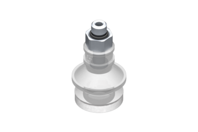 0321547 GIMATIC VACUUM CUP VG.B16 SUCTION CUP, FDA-COMPLIANT SILICONE, 50 SHORE, M5 MALE, 8 MM HEX WITH COMPLIANT SILICONE FOAM RING
