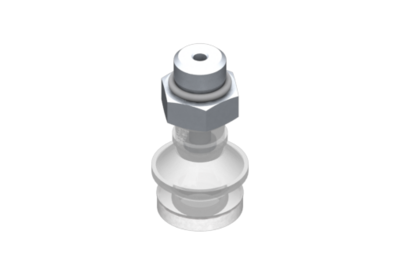 0321549 GIMATIC VACUUM CUP SUCTION CUP VG.B16 SILICONE FDA 50 SHORE, G1/8" MASCHIO, HEXAGON 13MM WITH SILICONE FOAM RING